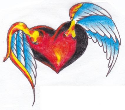 Love Angel Tattoo Free Pic